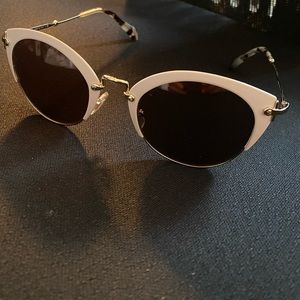 Miu Miu Sunglasses - gold, pink, brown